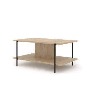 Table basse design chêne cremona 110 × 65 cm DRAGONFLY