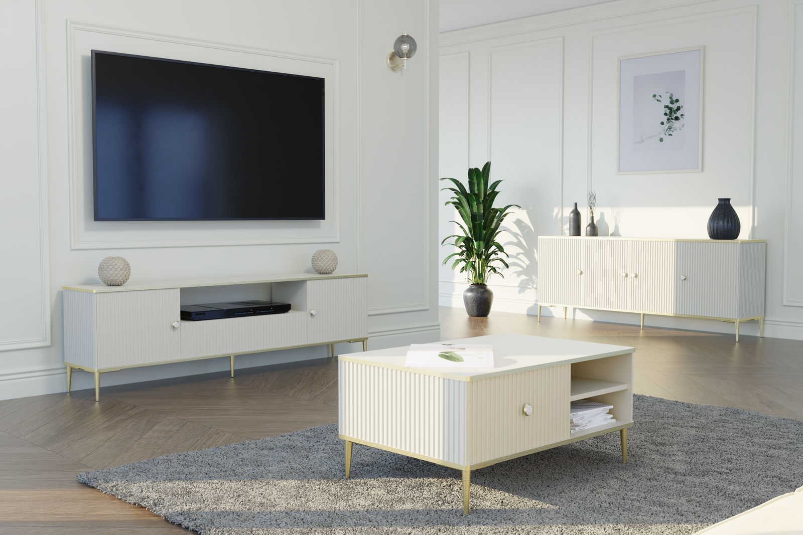 Intérieur design slow living avec commode Jeanot